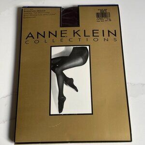 Anne Klein Signature Opaque‎ Control Top Pantyhose Raisin Size B NWT